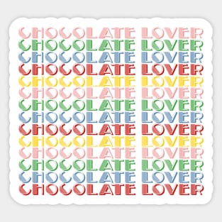 Chocolate Lovers Sticker